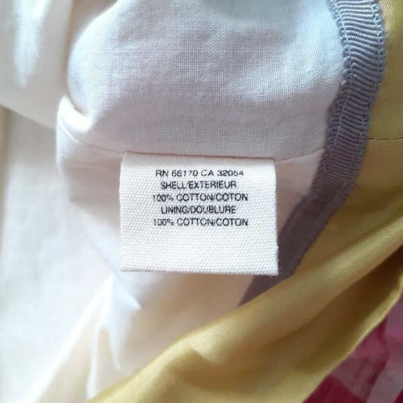 Floreat Anthropologie Scythed Lawns Ruffled Skirt Pink Yellow Size 8 - Picture 10 of 13